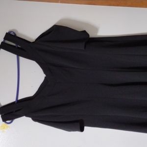 Gabby Skye A-Line Black Off-the-shoulder Dress